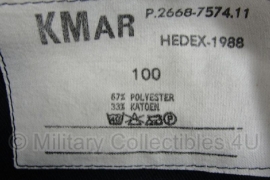 KMAR Marechaussee vorig model uniform basis jas - donkerblauw - MET insignes - 112 cm. borstomtrek - origineel