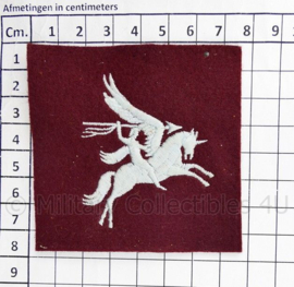 Replica wo2 Britse Parachute Regiment patch met Pegasus  - 8 x 8 cm - replica