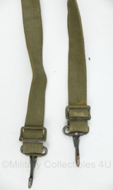 WO2 US Army M1936 suspenders khaki - met blanco aan bovenkant - origineel