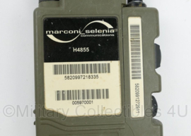 Marconi Selenia H4855 Dual Kit met koptelefoon- en radioaansluiting met tasje en koptelefoon - 9 x 3 x 17 cm - gebruikt - origineel