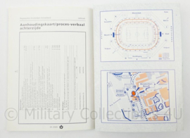 Politie Euro 2000 zakboek set Europees kampioenschap voetbal 2000 - origineel
