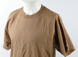 US Army bruin t-shirt met NSN - Undershirt Mans Quarter Sleeve - 100% combed cotton - maat Small - nieuw - origineel