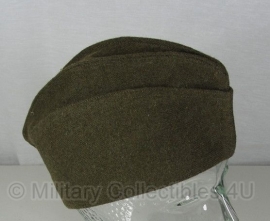 Overseas cap Garrison cap OD Green wool net naoorlogs 1952 - 53 tm. 58 cm. - WO2 US model