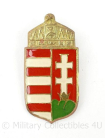 Speldset van het Wapen van Hongarije en brandweer - 4 x 2 cm/2 x 1½ cm - origineel