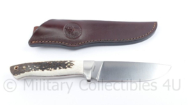 Boker Arbolito Hunter Hertshoorn knife in lederen schede  N695 Steel - lengte 24 cm -  origineel