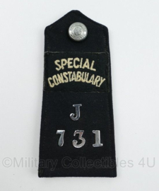 Britse enkele epaulet Special Constabulary Metropolitan Police - 14,5 x 6,5 cm - origineel