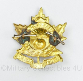 Britse WO2 cap badge. les Fusiliers le Sherbrooke - 5 x 4,5 cm - origineel