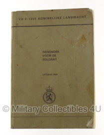 KL Nederlands leger handboek voor de soldaat 1985 VS 2-1350 - origineel