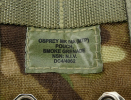 Britse leger Osprey MK IVA MTP pouch Smoke Grenade tas - 7,5 x 5 x 17,5 cm - licht gebruikt - origineel