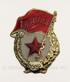 Russisch wo2 Garde insigne in geschenk- of displaydoosje