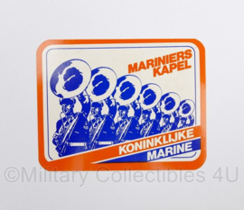 KM Koninklijke Marine Mariniers Kapel sticker - 11,5 x 9 cm - origineel