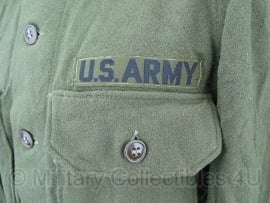 US Army M1951 - korea oorlog periode - blouse wol - met US Army op de borst -  origineel