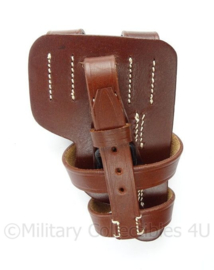 Holster P08 Luger - bruin leer - open officiers model