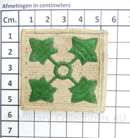 WO2 US Army 4th Infantry Division patch  - 5¼ x 5¼ cm - replica