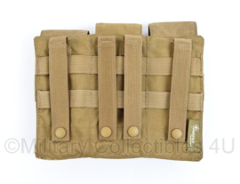 Nederlands leger Diemaco Colt C7 triple mag pouch coyote - maker Profile Equipment - 19 x 25,5 x 4 cm - origineel