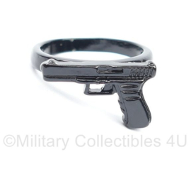 Glock 17 ring zwart - maat 8 t/m 11