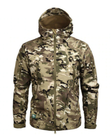 Tactical softshell jas - maat Medium t/m 4XL - Multicamo - nieuw gemaakt