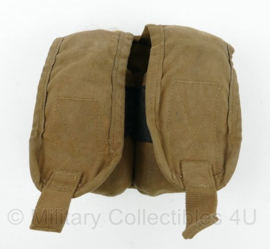 Double M4 C7 C8 Mag pouch MOLLE Coyote - made in USA - 15 x 7 x 16 cm - gebruikt - origineel