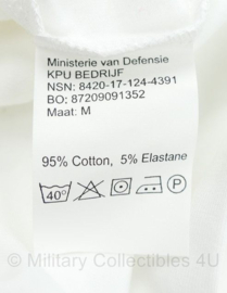 KL Nederlandse leger hemd t-shirt wit ondershirt korte mouw - 95% katoen, 5% elastane - maat Medium - nieuw in verpakking - origineel