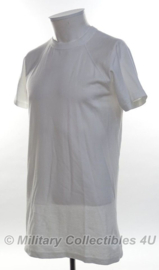 Defensie t-shirt wit - 97% Organic Catoon, 3% Elastane - maker KPU Bedrijf - maat Small - licht gedragen- origineel