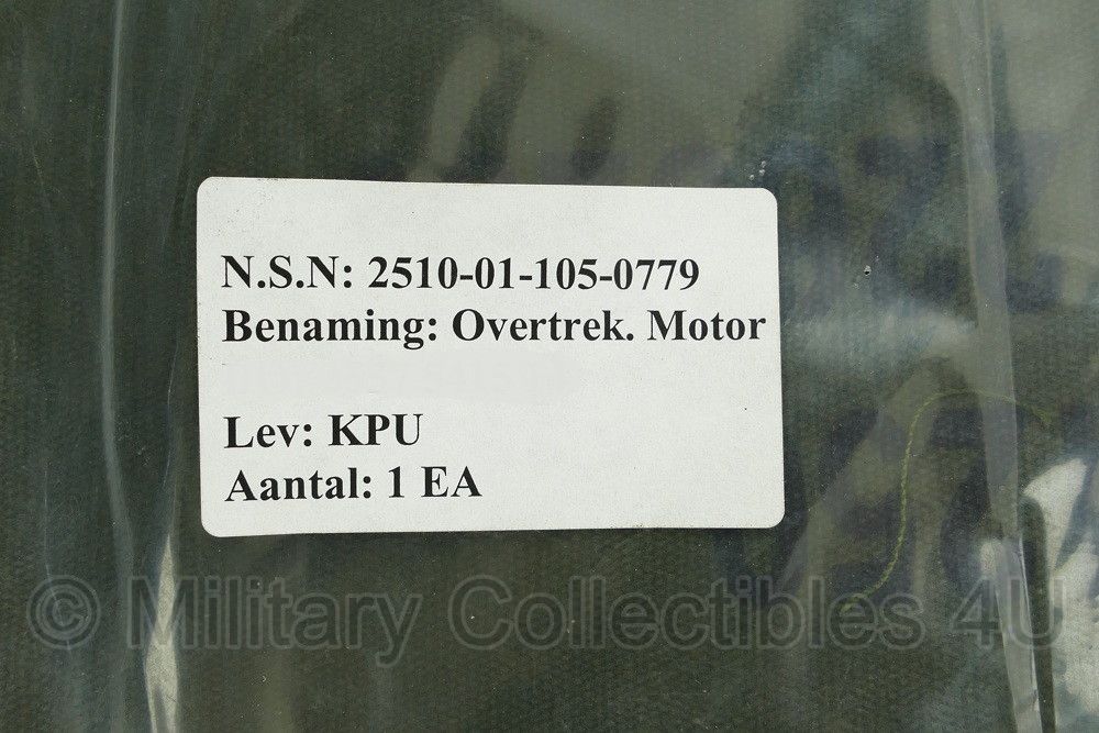 Defensie M113 Armored Personnel CArrier (APC) 3/4 Radiator Cover  - nieuw in verpakking - origineel
