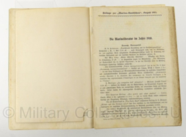 Boek Marine Rundschau - 1911 - set van 3 boeken - origineel