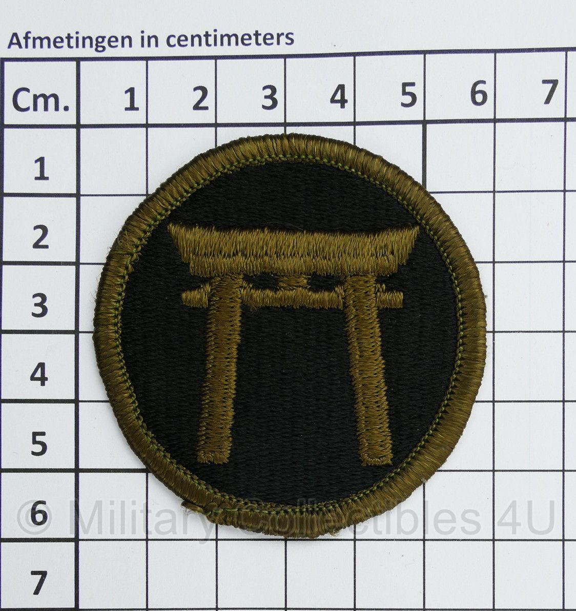 US RYukYus Command patch  -  Zonder klittenband - 6 x 6 cm - origineel