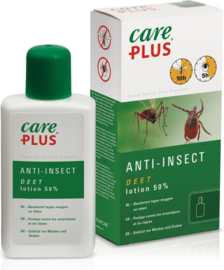Care Plus Anti-Insect - Deet 50% - Anti-insecten Lotion - 50 ml - NIEUW - t.h.t. NOV-2021
