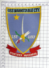 USS Barnstable CTY Pontifex Maximus embleem - 15 x 10,5 cm - origineel