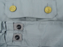 DDR Volksmarine overhemd met gouden knopen - korte mouw - maat 41N - origineel