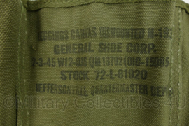 US M1938 Gaiters / M38 Leggins OD Green - Maat 1R = XS - origineel 1945