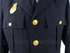 Deense Politie uniform set,  jasje, broek  -  met brevet - maat M - origineel