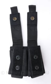 Glock double magazin pouch MOLLE - 11 x 3 x 12 cm - BLACK - licht gebruikt - origineel