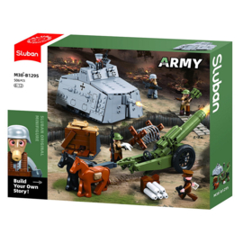 Sluban WO1 Duitse A7V Tank bouwset - 506 bouwstenen - nieuw in verpakking - origineel