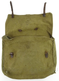 WO2 Duitse stoffen groene kleding tas uit 1943 - gestempeld 1943 - 30 x 38 cm - origineel