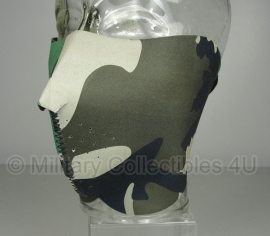 Mask half face - woodland camo