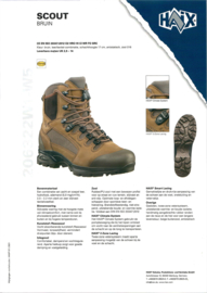 Haix Scout Combat boots - model 2022 - Size 6,5, width 1 = 40S = 255S - licht gedragen - origineel