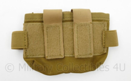 NVG coyote contragewicht pouch voor achterop de helm - 13½ x 9½ cm - nieuw - origineel