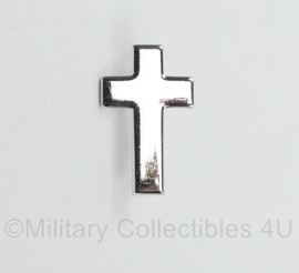 KL Nederlandse leger Aalmoezenier Geestelijke kruis voor het uniform - 2,5 x 1,5 cm - origineel