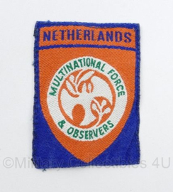 Defensie en kmar Sinaï Missie Netherlands embleem Multinational Force - 6,5 x 5 cm - origineel