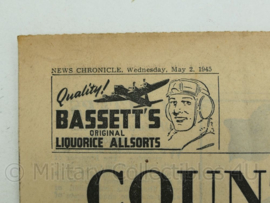 News Chronicle krant - May 2, 1945 - origineel