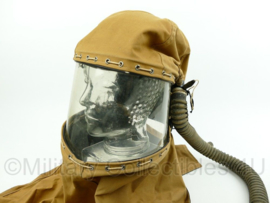 WO2 British hospital patient gas mask - june 1944 - C5 gas mask - zeldzaam - gebruikt - origineel