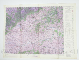 WW2 British War Office map 1944 Central Europe Teplitz-Schonau - 87 x 64 cm - origineel