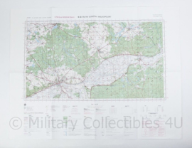 Poolse Stafkaart Gorzow Wielkopolski N-33-115,116 - 1 : 100.000 - 64 x 84 cm - origineel