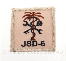 KL borstinsigne JSD-6 Joint Support Detachment  6- 5 x 5 cm met klittenband- origineel