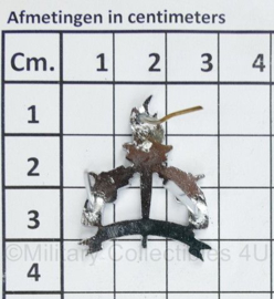 Surinaamse Politie speld zilverkleurig - 3 x 2,5 cm - origineel