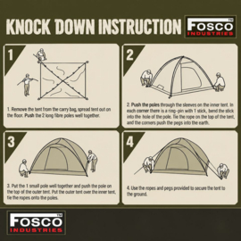 Fosco Scout 2-persoons tent