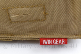 Defensie en US Army Molle magazin pouch - merk Twin Gear - Coyote - 8 x 6 x 17,5 cm -