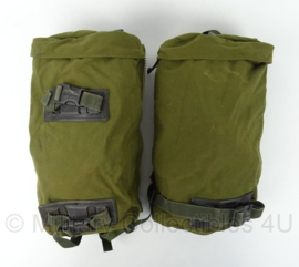 KL Landmacht MMPS Large Pockets Berghaus zijtassen set voor grote rugzak - groen - inhoud 10 liter per stuk - origineel