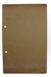 WO2 Duitse oorkonde boekje van het DRL Sportabzeichen 14 x 22 cm. - Luftwaffe soldaat op foto - origineel